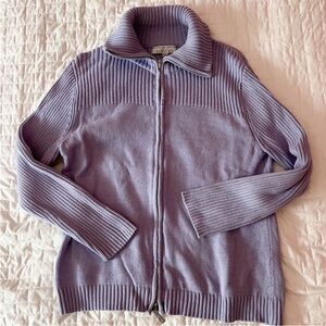 Carolyn Taylor ESSENTIAL zip up LILAC